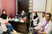 بیمار با زخم پای دیابتی در کلینیک زخم بیمارستان ضیائیان 