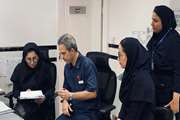بازدید کارشناس مسئول پرستاری از بخش جراحی بیمارستان مدائن 