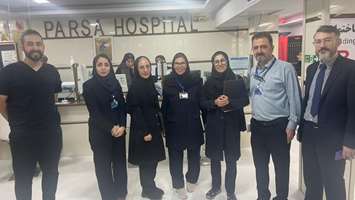 بازدید از بیمارستان پارسا به منظور موافقت اصولی بخش های ویژه 