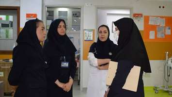 بازدید میدانی کارشناس مسئول کنترل عفونت معاونت درمان از مجتمع بیمارستانی یاس